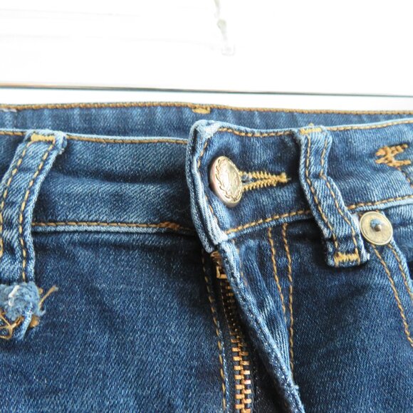 R13 Alison Crop Jeans in Indigo Blue Wash - Size 25 - Picture 5 of 15